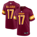 Washington Commanders Terry McLaurin Burgundy Player Game Jersey product image 1, provided for visual reference and product