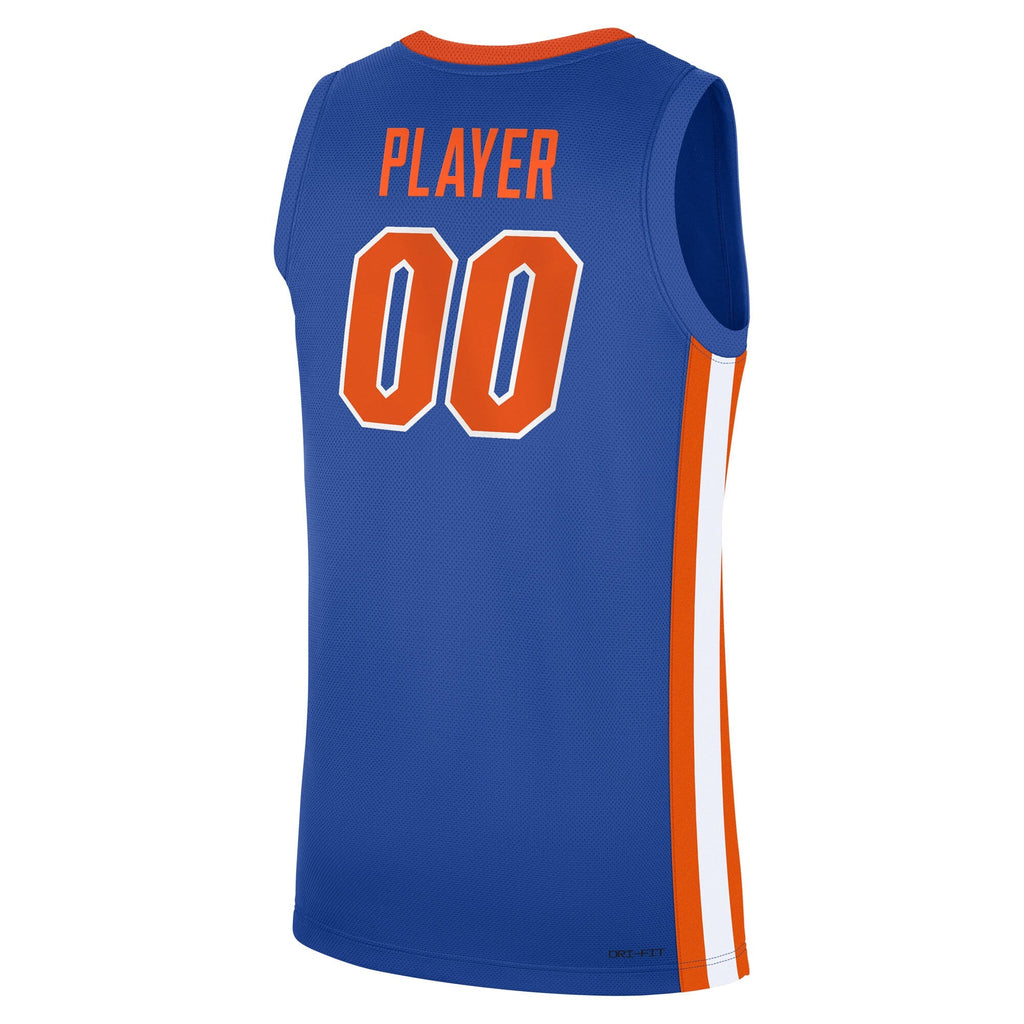 Florida Gators NIL Pick-A-Player Basketball Replica Jersey - Royal product image 4, provided for visual reference and