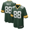 Green Bay Packers Jermichael Finley Green Game Retired Player Jersey product image 1, provided for visual reference and