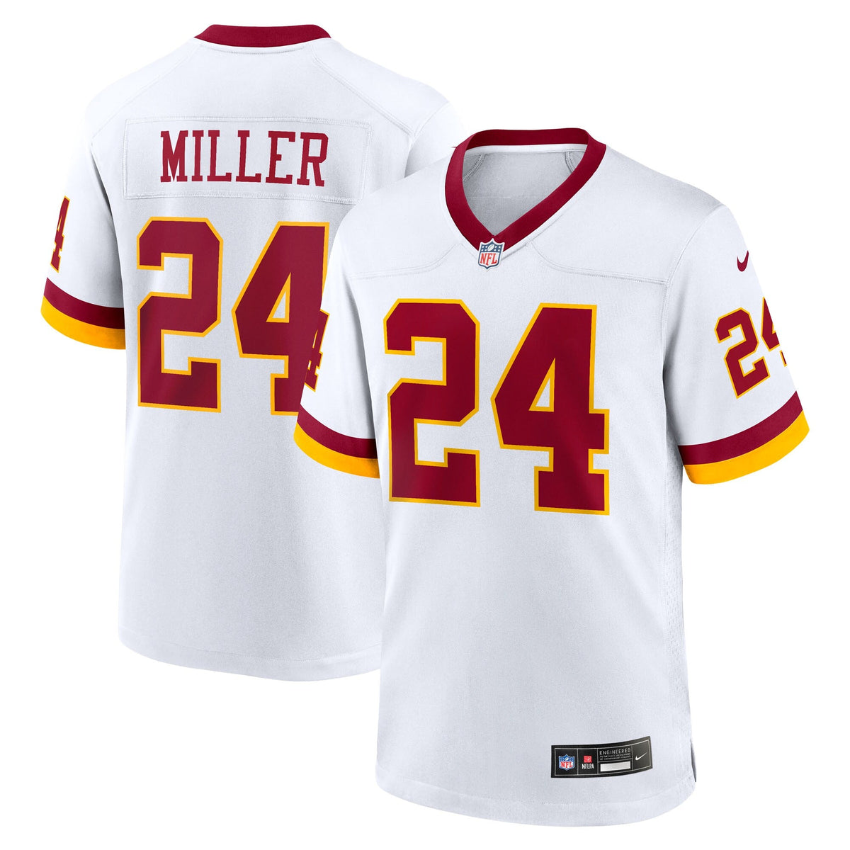 Washington Commanders Von Miller White Alternate 2 Super Bowl Era Game Jersey product image 2, provided for visual reference