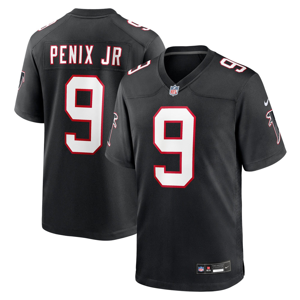 Atlanta Falcons Michael Penix Jr. Black Alternate Game Jersey product image 2, provided for visual reference and product