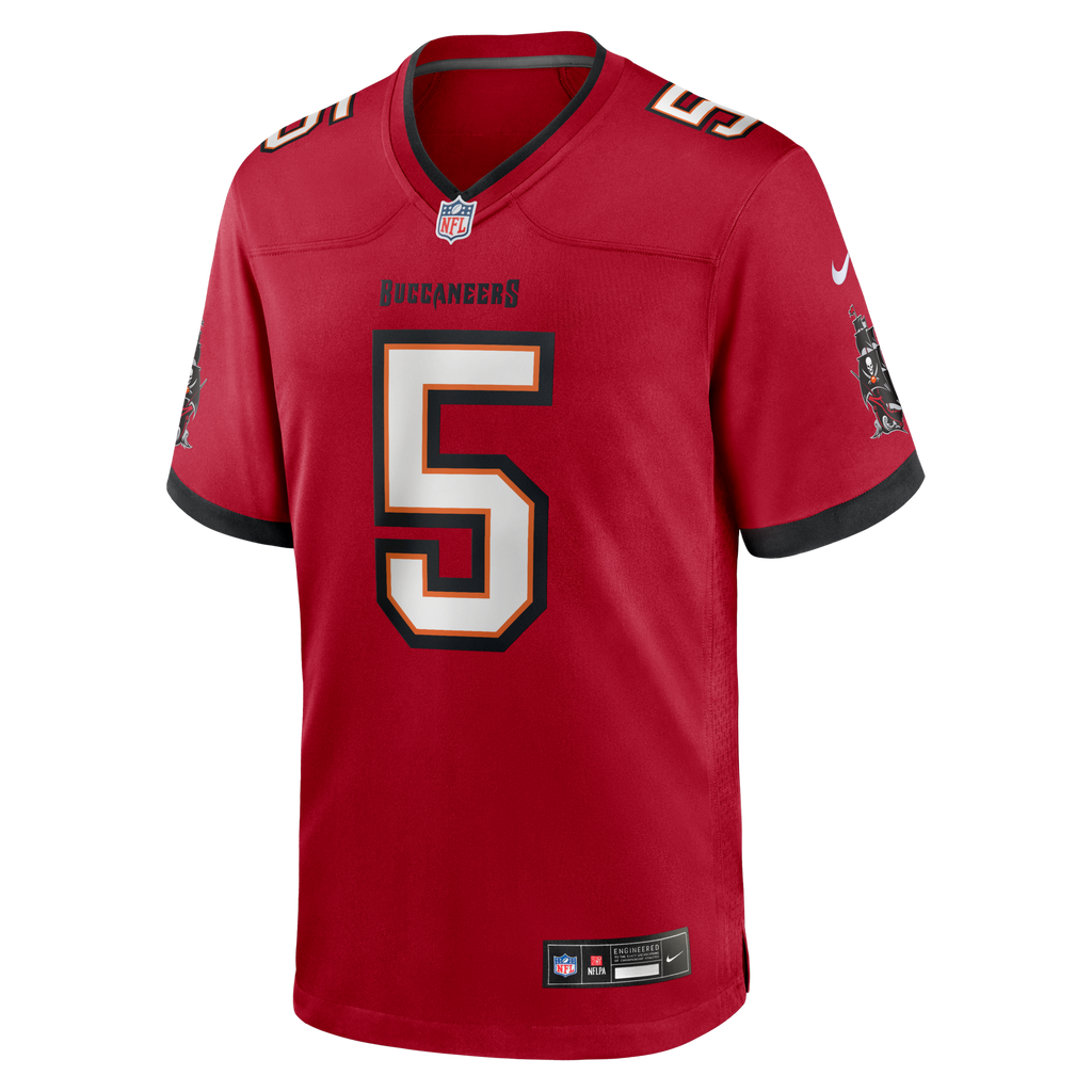 Tampa Bay Buccaneers Haason Reddick Red Team Game Jersey product image 2, provided for visual reference and product detail