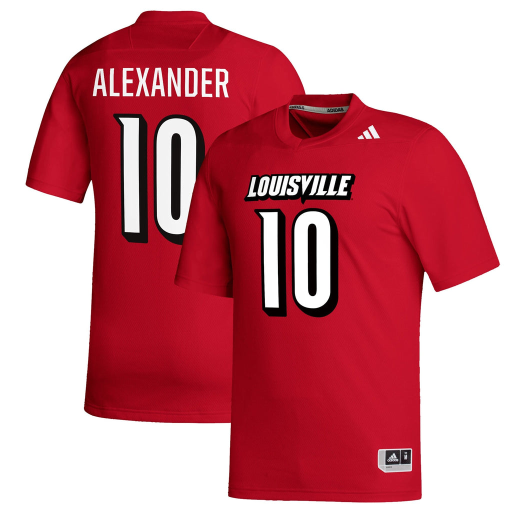 Jaire Alexander Louisville Cardinals Replica Football Alumni Jersey - Red product image 1, provided for visual reference and