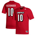 Jaire Alexander Louisville Cardinals Replica Football Alumni Jersey - Red product image 1, provided for visual reference and