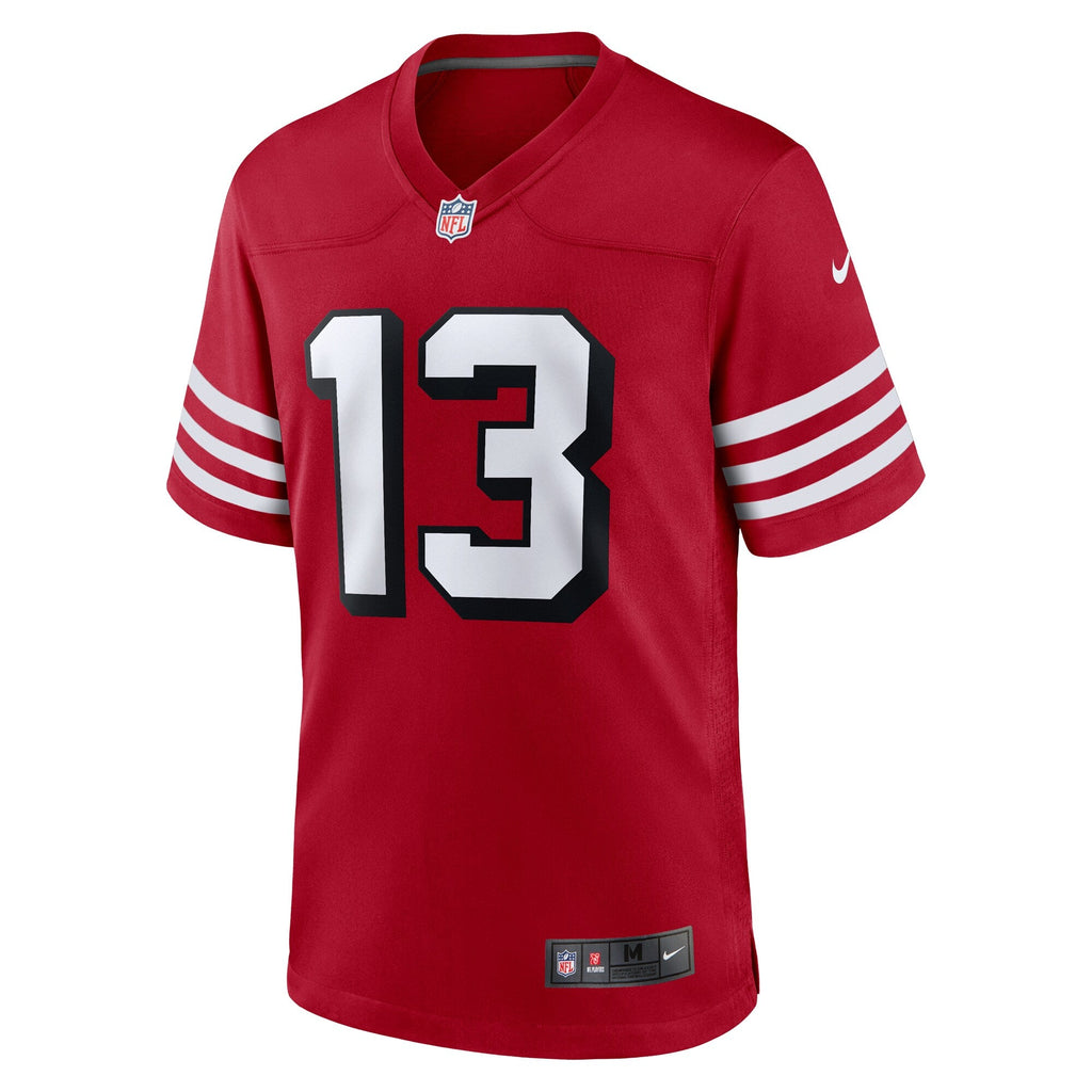 San Francisco 49ers Brock Purdy Scarlet Alternate Game Player Jersey for Men product image 3, provided for visual reference