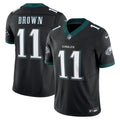 Philadelphia Eagles A.J. Brown Black Alternate Vapor F.U.S.E. Limited Jersey product image 1, provided for visual reference