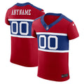 New York Giants Red Alternate Vapor F.U.S.E. Elite Custom Jersey product image 1, provided for visual reference and product
