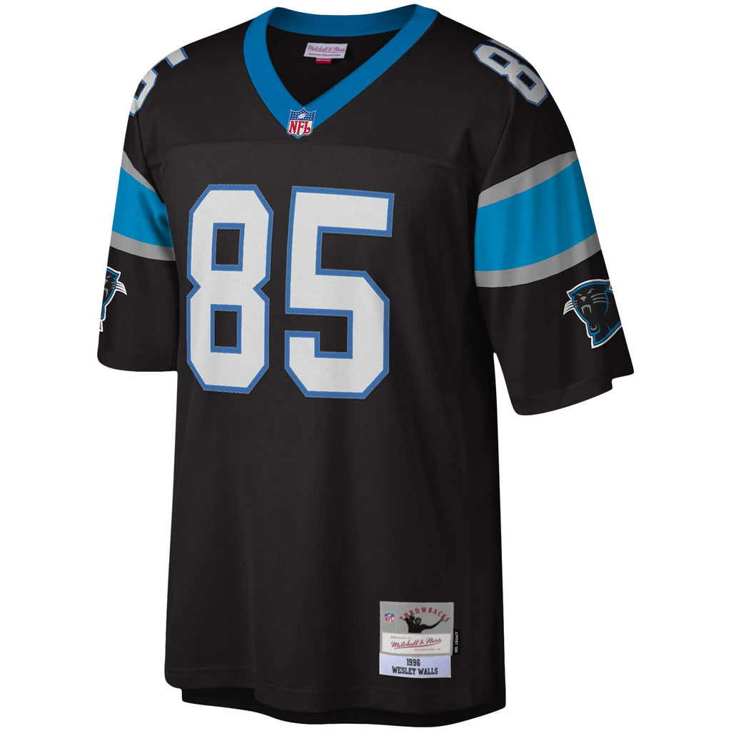 Carolina Panthers Wesley Walls Black Legacy Replica Jersey product image 3, provided for visual reference and product detail