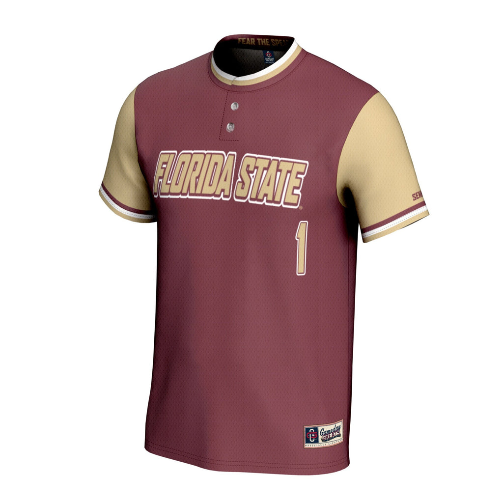 Florida State Seminoles Lightweight Softball Fashion Jersey - Garnet product image 3, provided for visual reference and