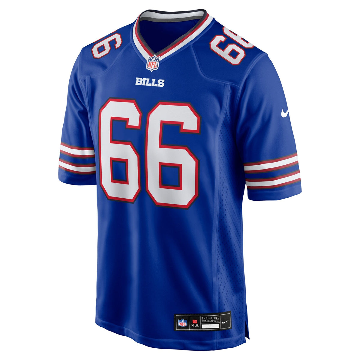Buffalo Bills Connor McGovern Royal Game Player Jersey product image 3, provided for visual reference and product detail