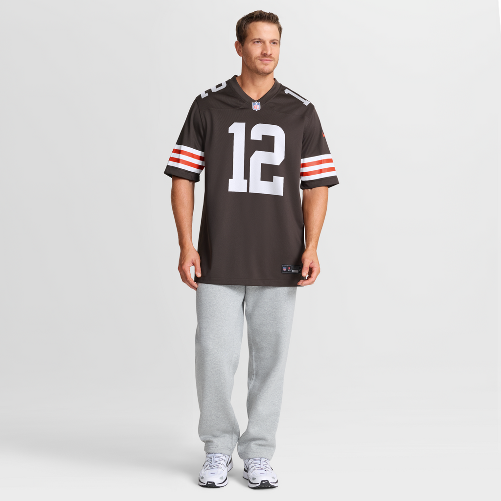 Cleveland Browns Denzel Boston Brown Game Jersey product image 3, provided for visual reference and product detail review