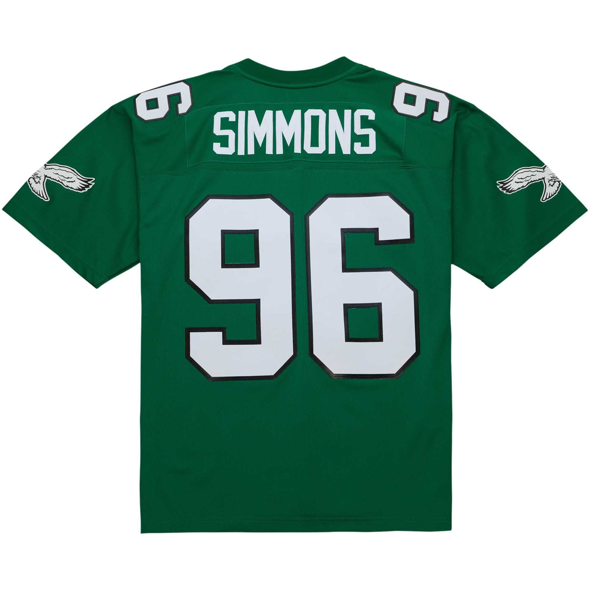 Philadelphia Eagles Clyde Simmons Kelly Green Legacy Replica Jersey product image 4, provided for visual reference and