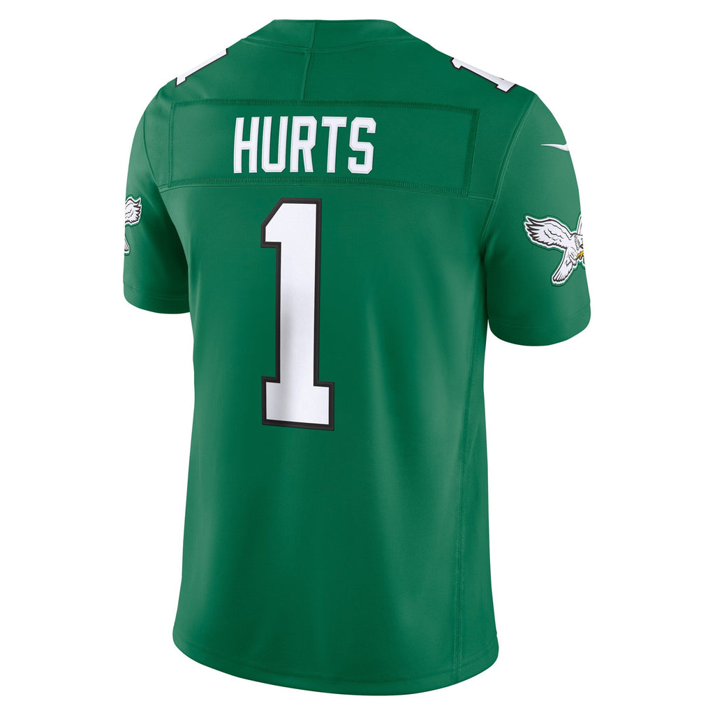 Philadelphia Eagles Jalen Hurts Kelly Green Alternate Vapor F.U.S.E. Stitched Limited Jersey product image 4, provided for