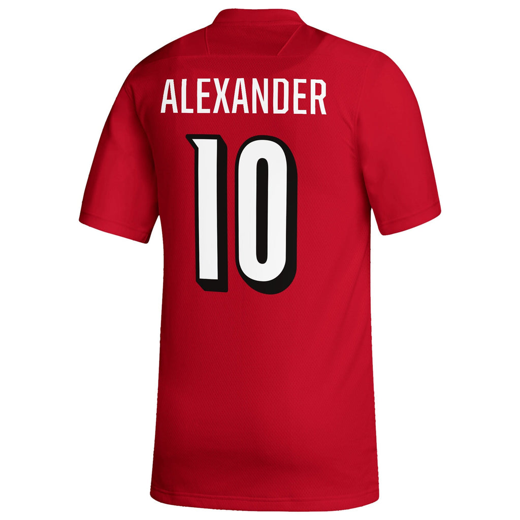 Jaire Alexander Louisville Cardinals Replica Football Alumni Jersey - Red product image 4, provided for visual reference and