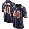 Chicago Bears Gale Sayers Navy Game Retired Player Jersey product image 1, provided for visual reference and product detail