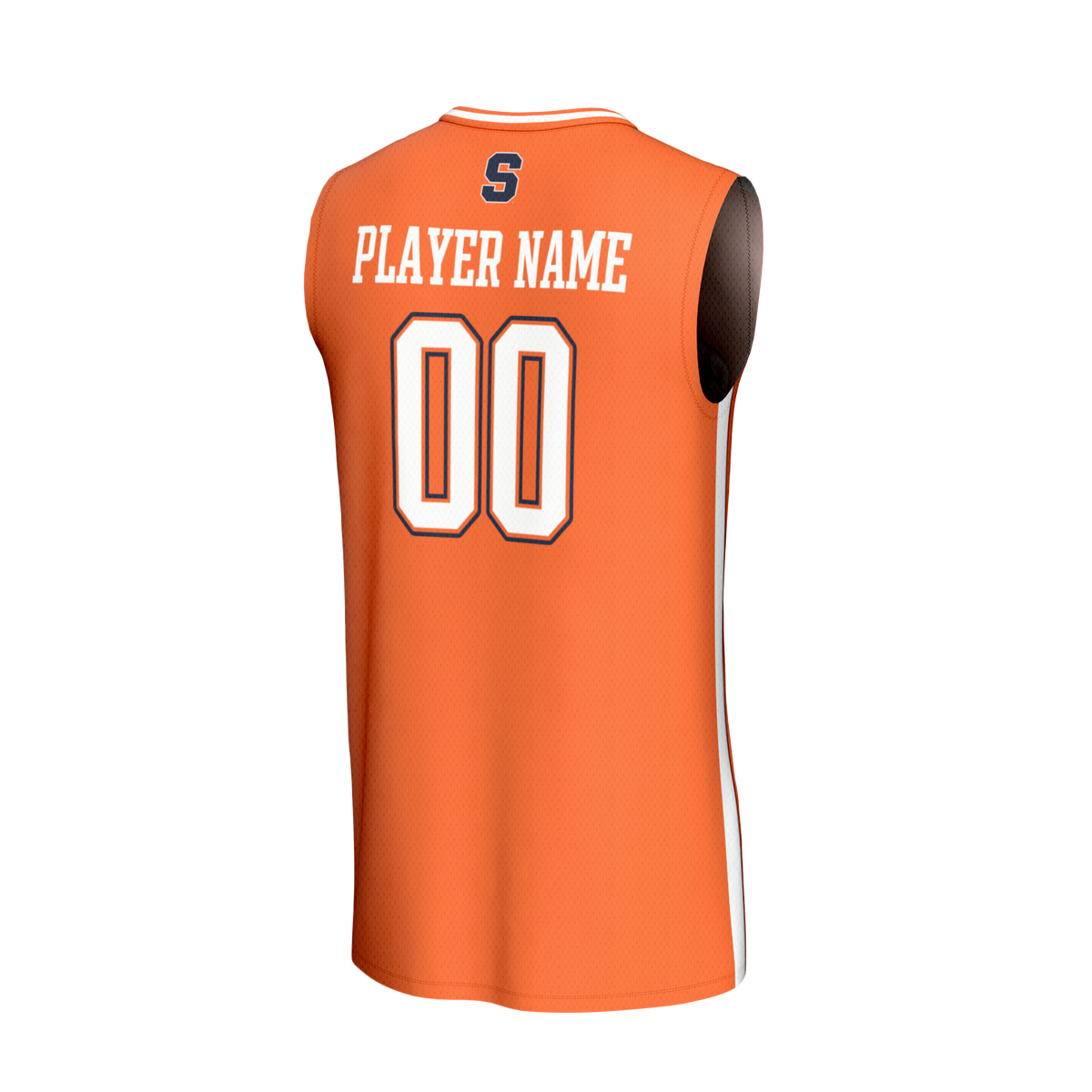Syracuse Orange Lightweight Collegiate Basketball NIL Pick-A-Player Fashion Jersey - Orange product image 4, provided for