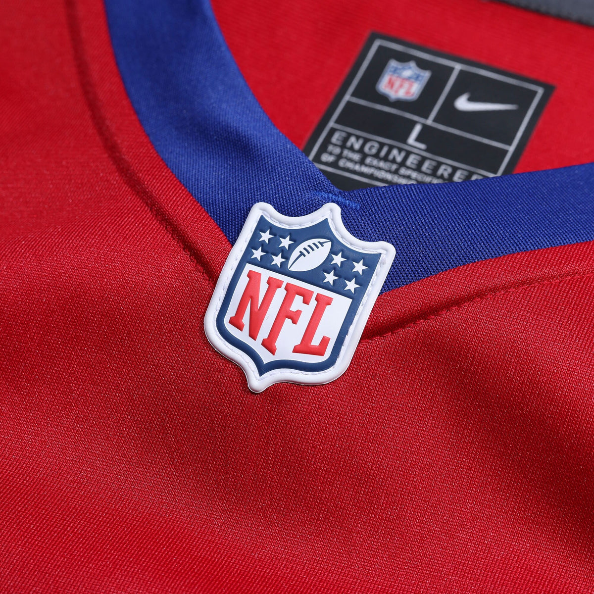 New York Giants Jameis Winston Century Red Alternate Game Jersey product image 5, provided for visual reference and product