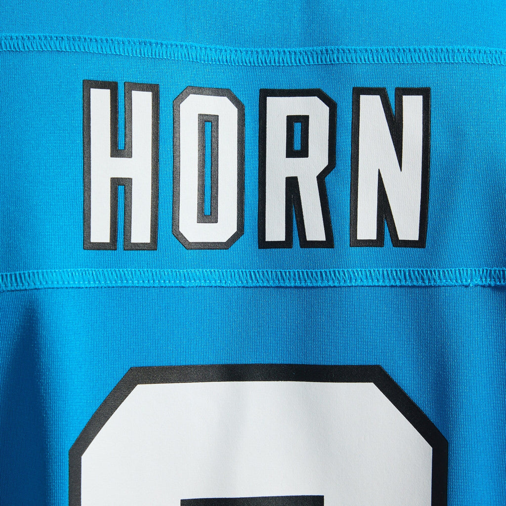 Carolina Panthers Jaycee Horn Blue Alternate Game Jersey product image 13, provided for visual reference and product detail