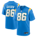 Los Angeles Chargers Oronde Gadsden Powder Blue Team Game Jersey product image 1, provided for visual reference and product