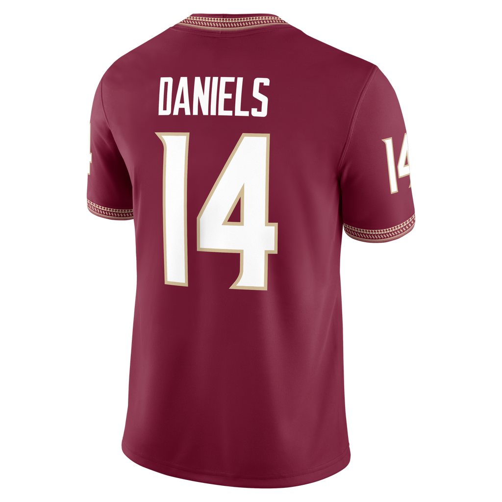 Ashton Daniels Florida State Seminoles Game Football Jersey - Garnet product image 4, provided for visual reference and