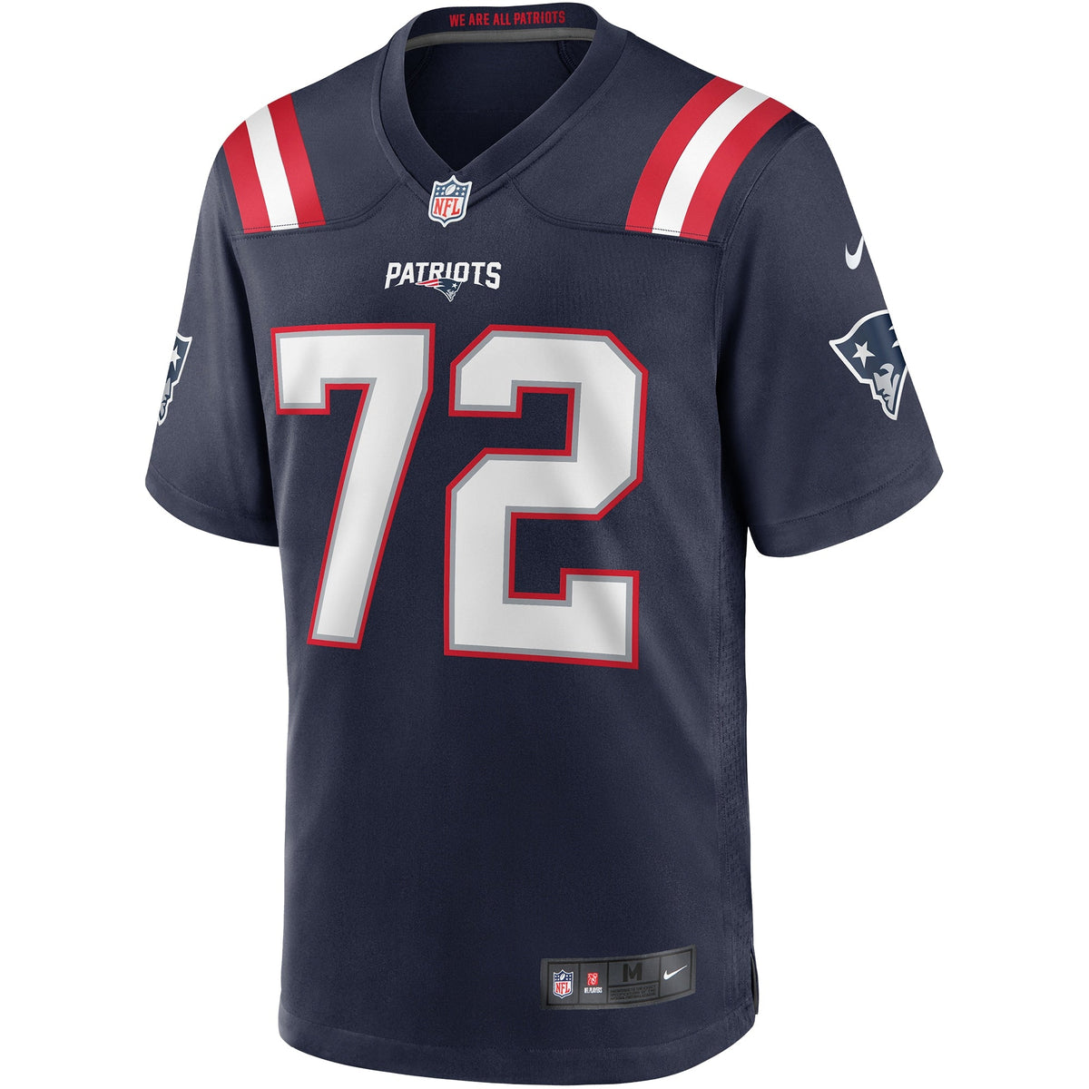New England Patriots Matt Light Navy Game Retired Player Jersey product image 3, provided for visual reference and product