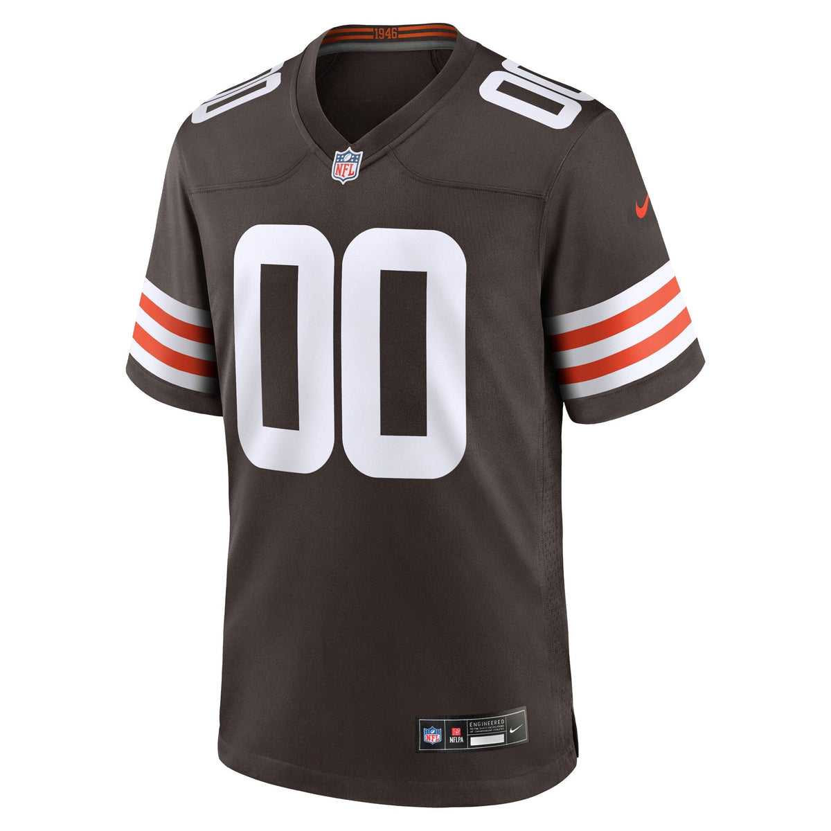 Cleveland Browns Emmanuel McNeil-Warren Brown Game Jersey product image 2, provided for visual reference and product detail