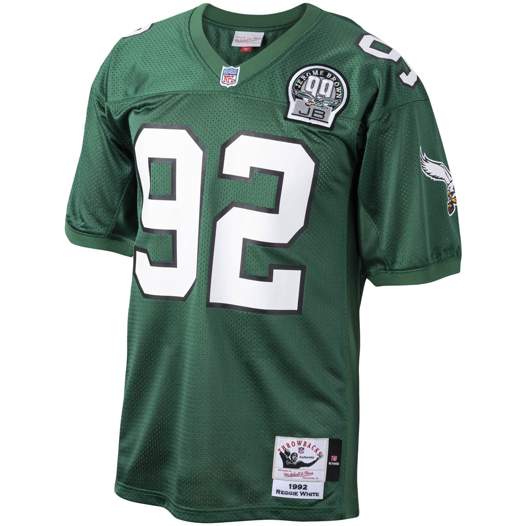 Philadelphia Eagles Reggie White Green Authentic Throwback Retired Player Jersey product image 3, provided for visual
