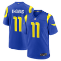 Los Angeles Rams Keir Thomas Royal Team Game Jersey product image 1, provided for visual reference and product detail review