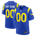 Los Angeles Rams Royal Custom Game Jersey product image 1, provided for visual reference and product detail review