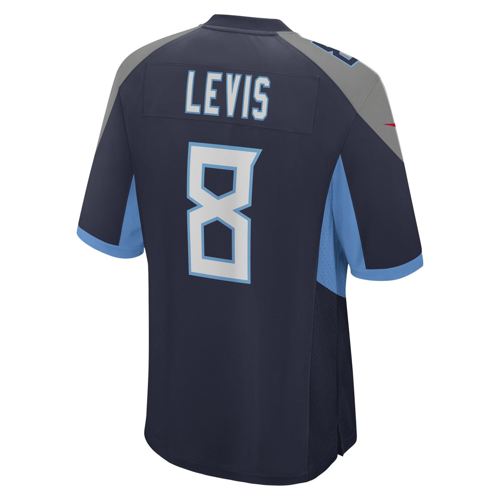 Tennessee Titans Will Levis Navy Game Jersey product image 3, provided for visual reference and product detail review