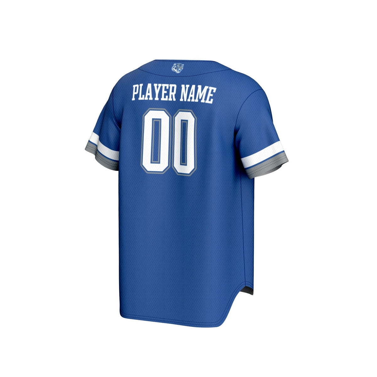 Memphis Tigers Lightweight Collegiate Baseball NIL Pick-A-Player Fashion Jersey - Royal product image 4, provided for visual