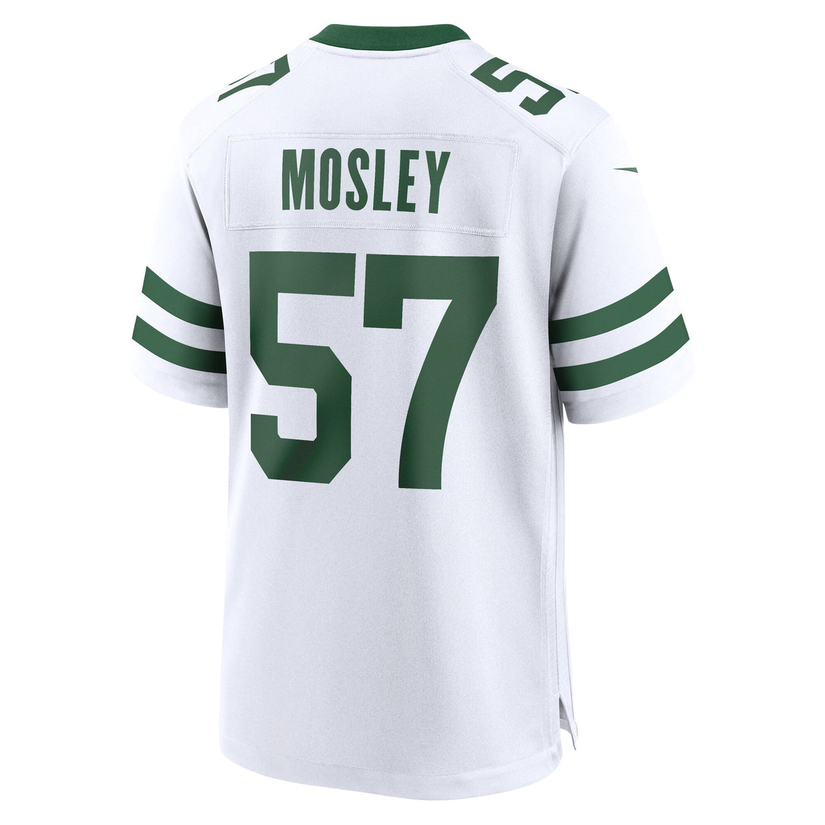 New York Jets C.J. Mosley Legacy White Game Jersey product image 4, provided for visual reference and product detail review