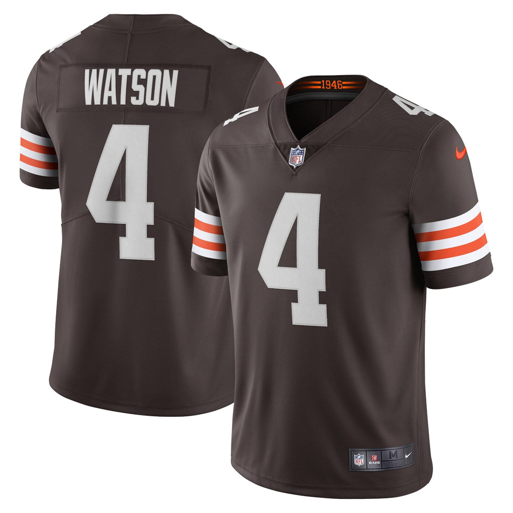 Cleveland Browns Deshaun Watson Brown Vapor Limited Jersey product image 2, provided for visual reference and product detail
