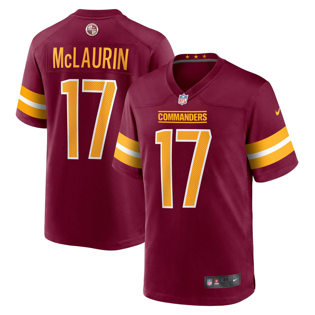 Washington Commanders Terry McLaurin Burgundy Player Game Jersey product image 2, provided for visual reference and product