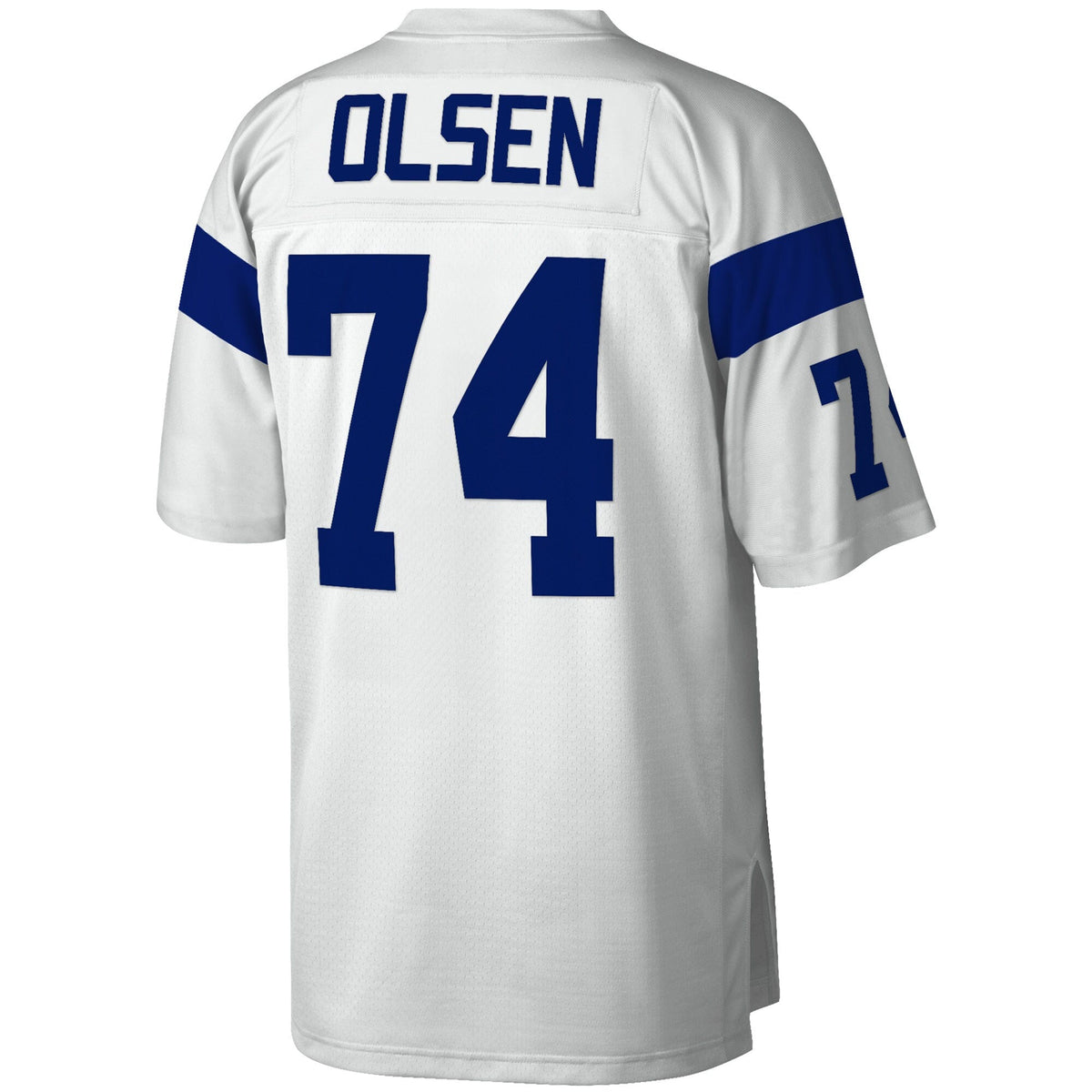 Los Angeles Rams Merlin Olsen White Legacy Replica Jersey product image 4, provided for visual reference and product detail