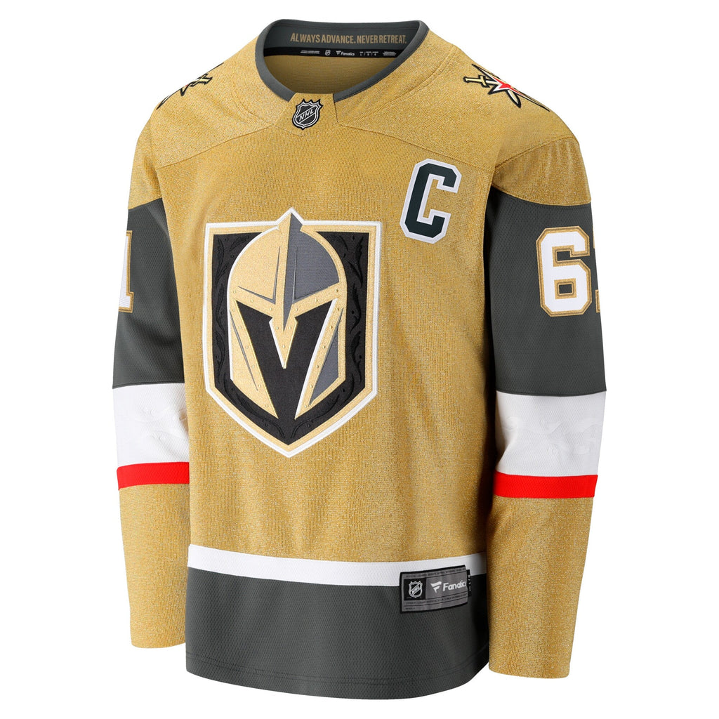 Vegas Golden Knights Mark Stone Gold Home Breakaway Jersey product image 3, provided for visual reference and product detail