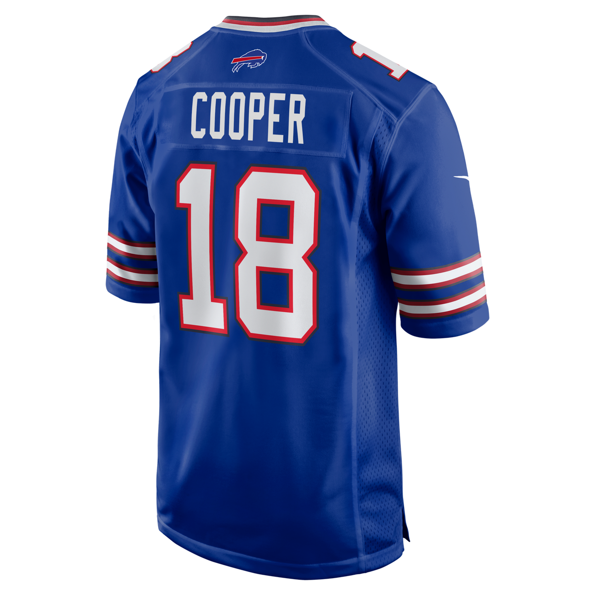 Buffalo Bills Amari Cooper Royal Game Jersey product image 3, provided for visual reference and product detail review