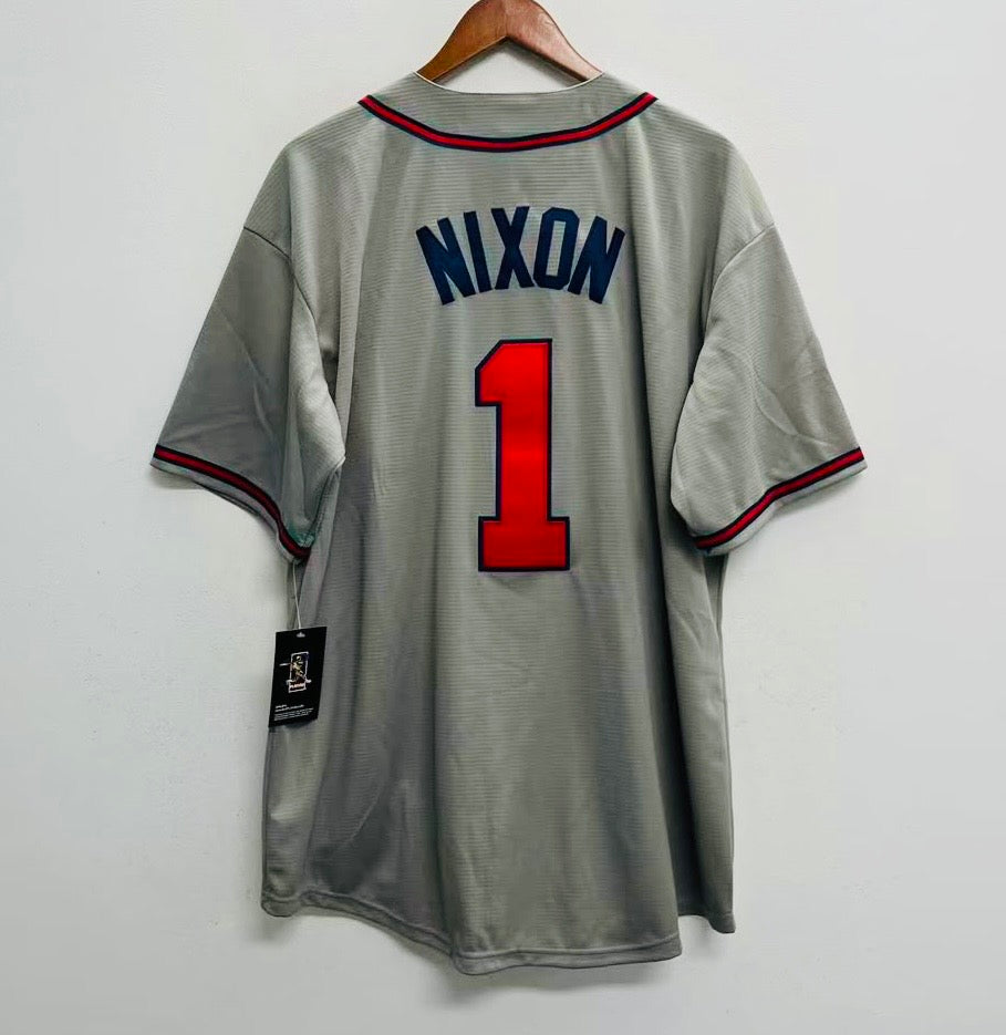 Otis Nixon Atlanta Braves Official MLB Jersey Majestic product image 1