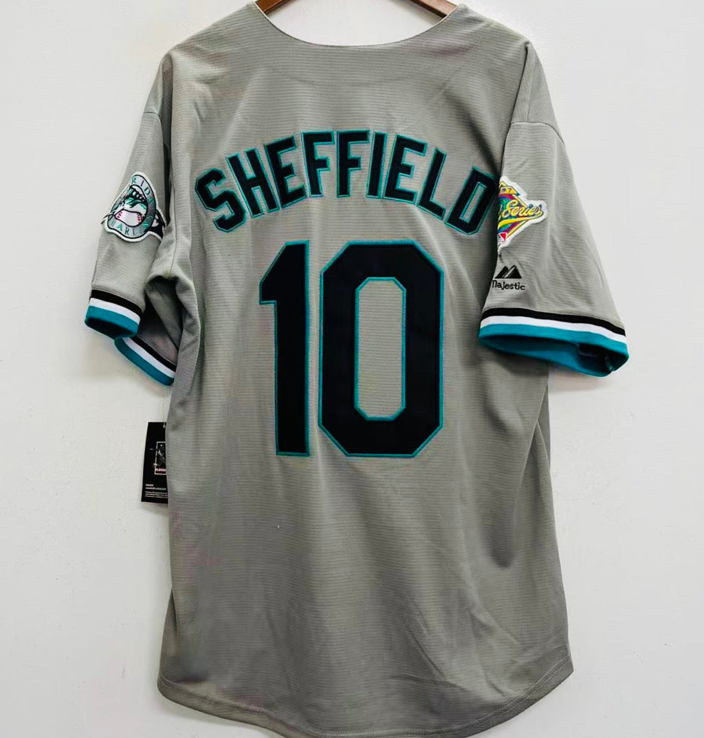 Gary Sheffield Florida Marlins 1997 Official MLB Jersey product image 1