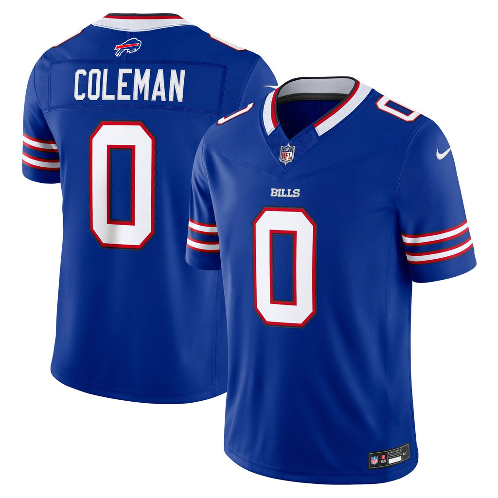 Buffalo Bills Keon Coleman Royal Team Vapor F.U.S.E. Stitched Limited Jersey product image 2, provided for visual reference
