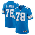 Detroit Lions Ben Bartch Blue Team Game Jersey product image 1, provided for visual reference and product detail review