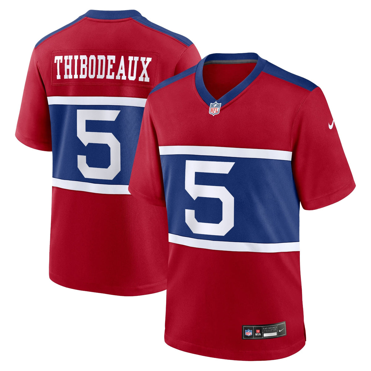 New York Giants Kayvon Thibodeaux Century Red Alternate Player Game Jersey product image 2, provided for visual reference