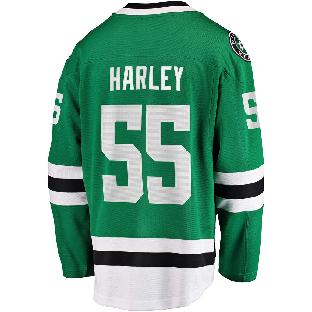 Dallas Stars Thomas Harley Kelly Green Home Premier Breakaway Player Jersey product image 4, provided for visual reference
