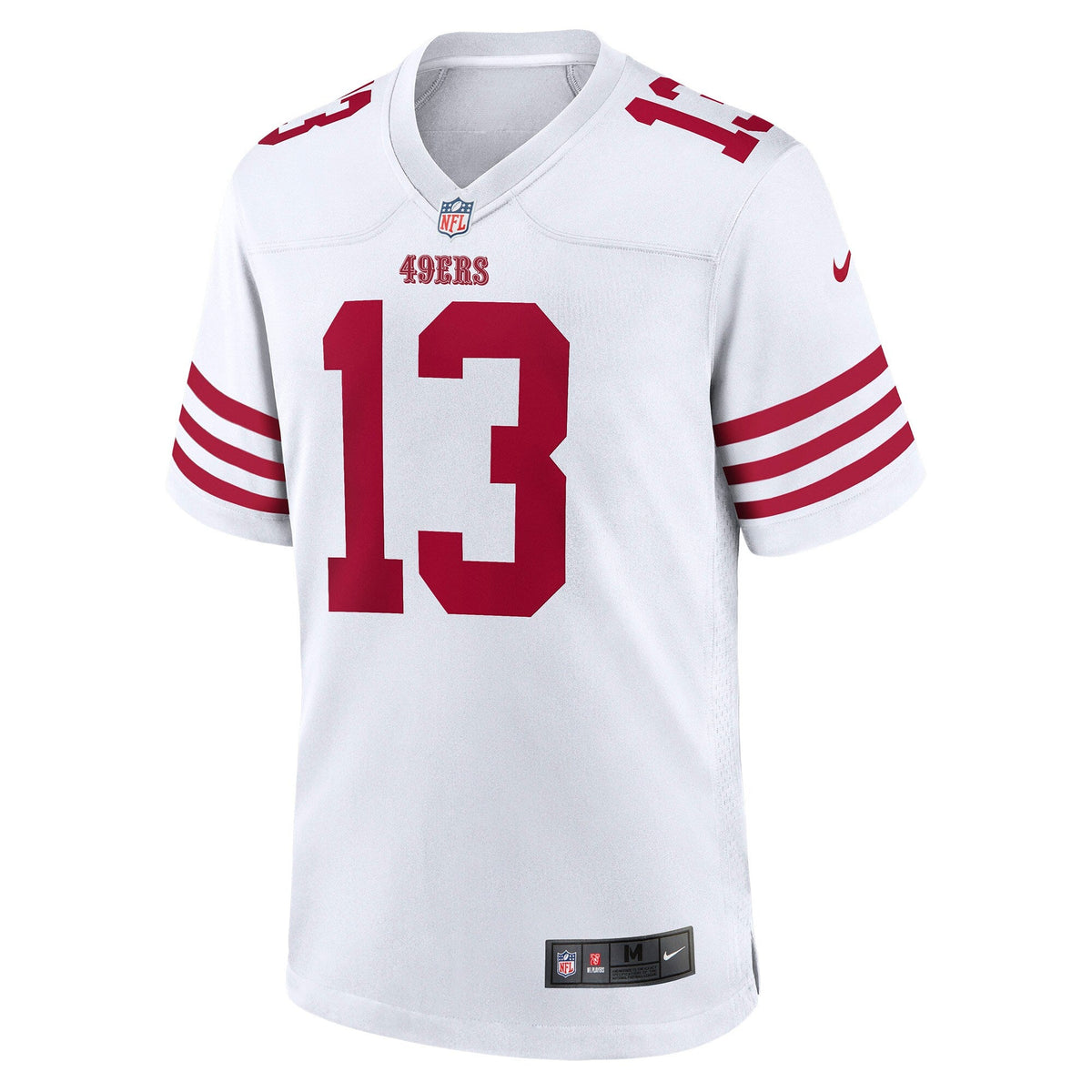 San Francisco 49ers Brock Purdy White Game Player Jersey product image 3, provided for visual reference and product detail