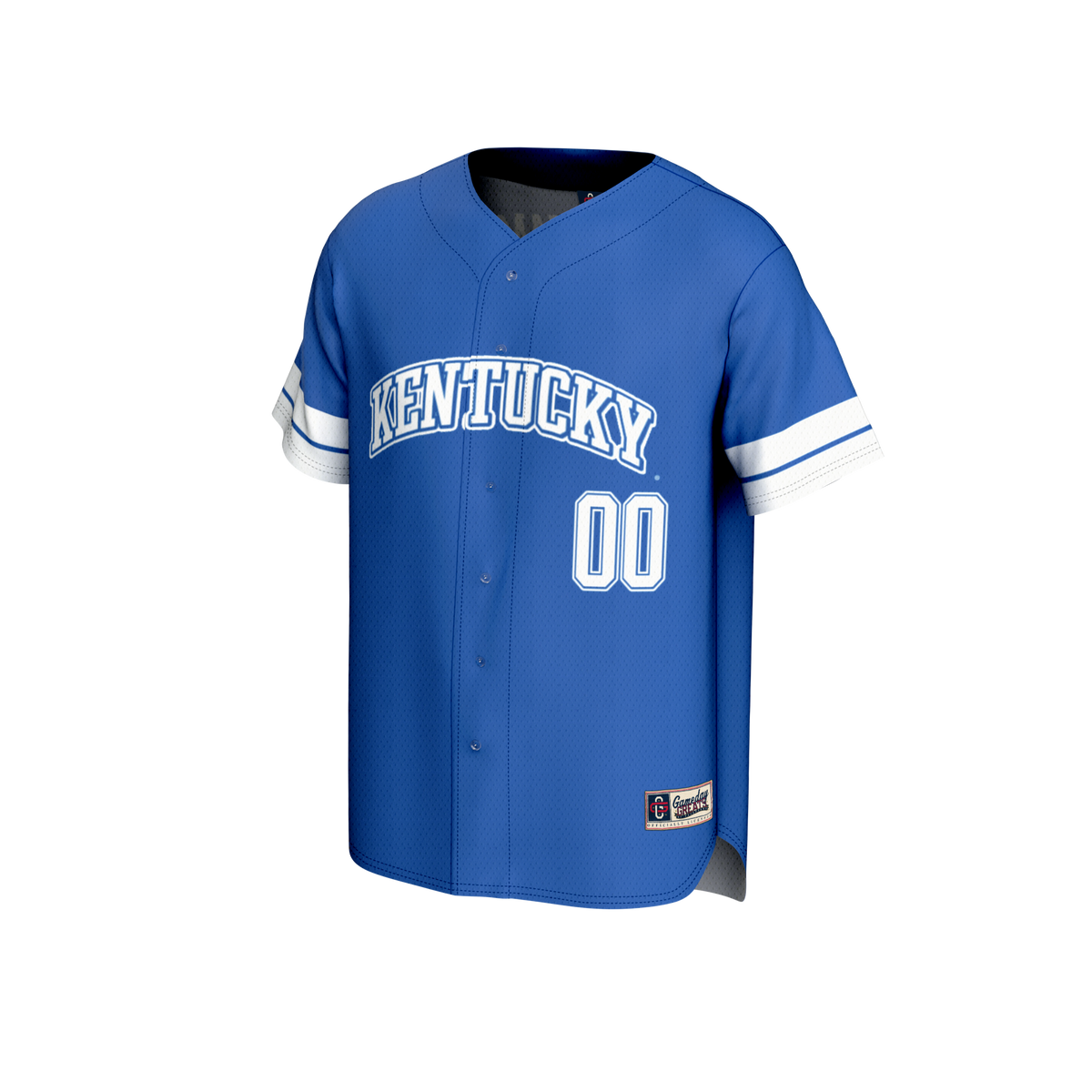Kentucky Wildcats Lightweight Collegiate Baseball NIL Pick-A-Player Fashion Jersey - Royal product image 3, provided for