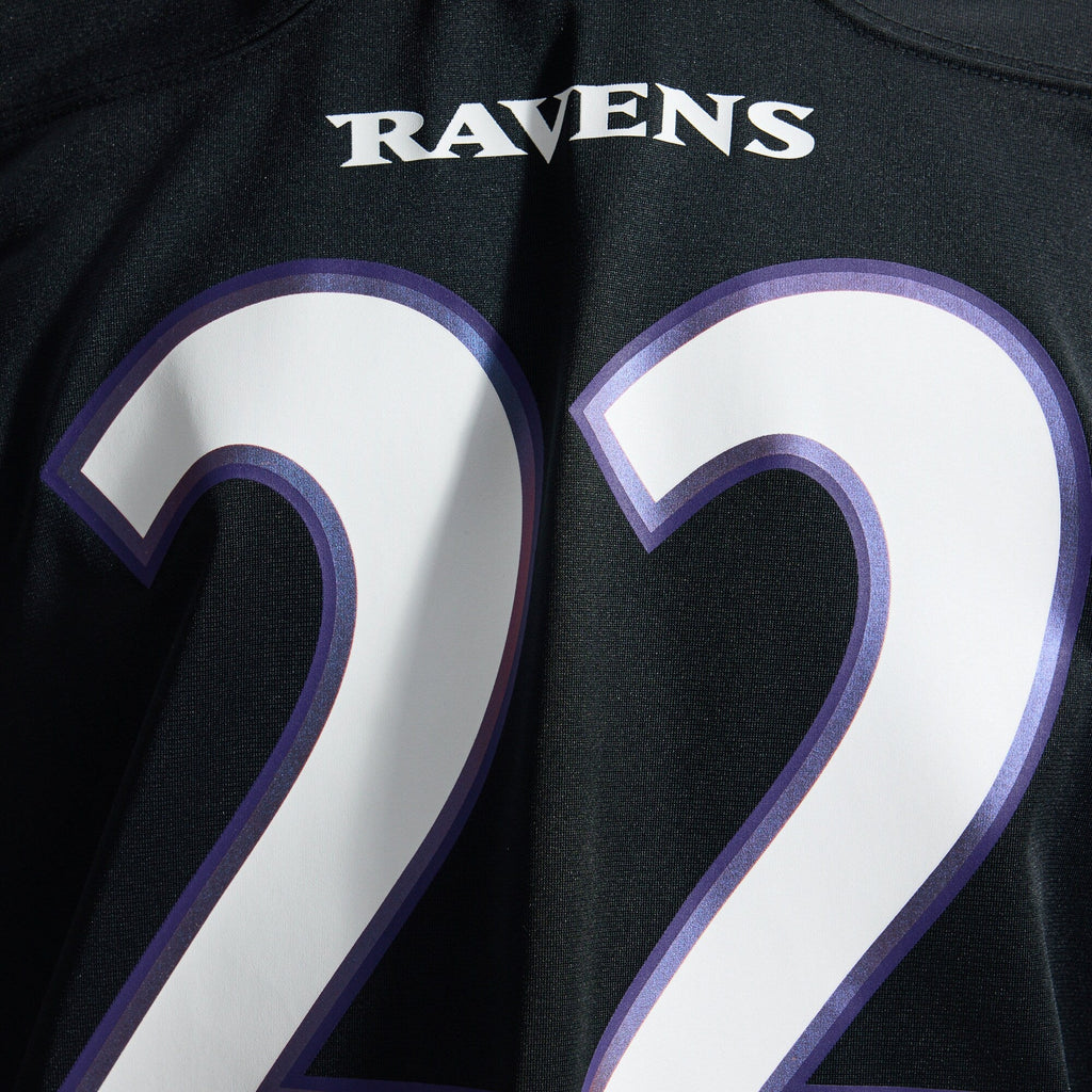 Baltimore Ravens Derrick Henry Black Alternate Game Jersey product image 12, provided for visual reference and product
