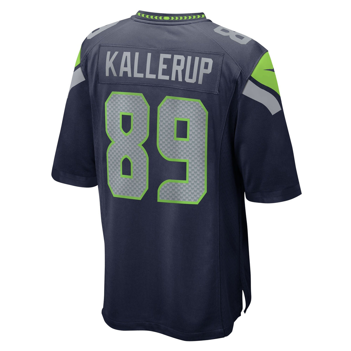 Seattle Seahawks Nick Kallerup College Navy Team Game Jersey product image 4, provided for visual reference and product