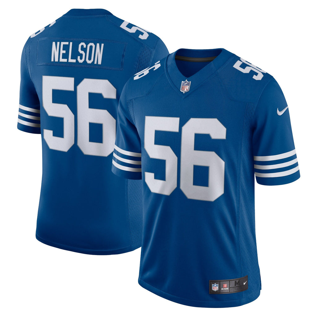 Indianapolis Colts Quenton Nelson Royal Alternate Vapor Limited Jersey product image 2, provided for visual reference and