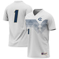 UC Davis Aggies Lightweight Collegiate Soccer Fashion Jersey - White product image 1, provided for visual reference and