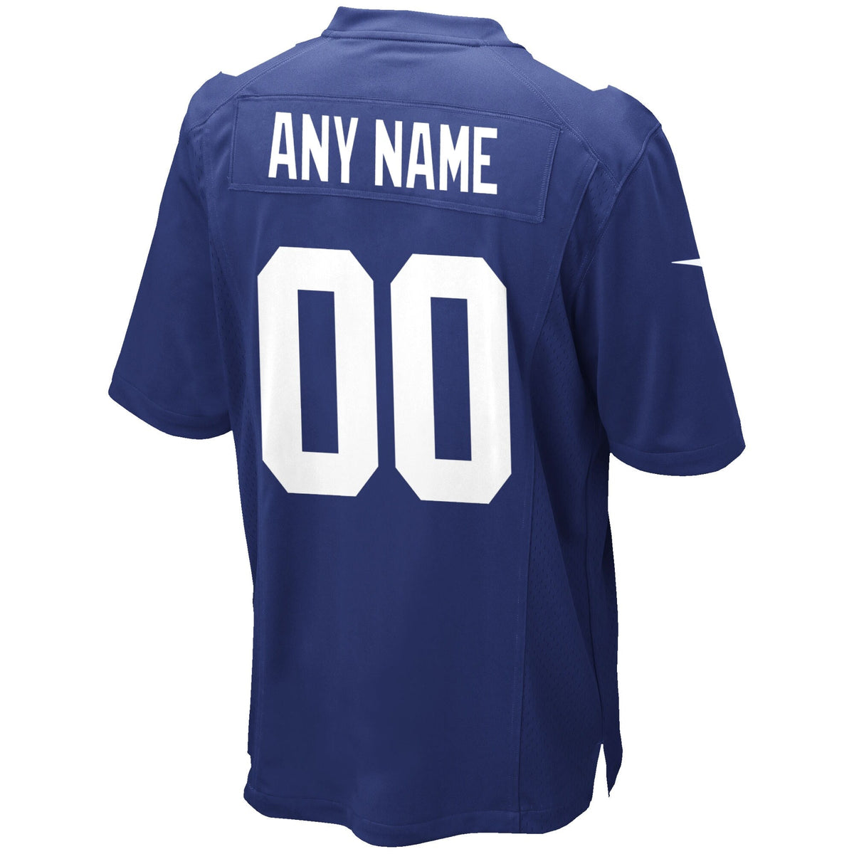 New York Giants Royal Custom Game Jersey product image 4, provided for visual reference and product detail review